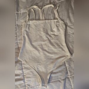 Free People White Bodysuit